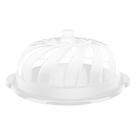 Boleira C/ Tampa Redonda Plástico Resistente Gourmet Bolo Design Sofisticado Prático