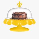 Boleira Com Cúpula Bandeja Para Bolo e Doces Boleira Com Cúpula Bandeja Para Bolo e Doces