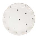 Boleira de Cerâmica Onda Formiga c/Suporte Metal 20x29cm
