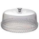 Boleira de Plástico Com Tampa Cristal Glamour Incolor Plasutil ref.14196