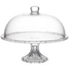 Boleira de Vidro Centro de Mesa com Tampa Diamond 31cm - Lyor