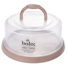 Boleira decorada com alça e rosca bege Plasutil ref.3420