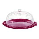 Boleira Grande Redonda Elegance Vinho 18x35cm Boleira Grande Redonda Elegance Vinho 18x35cm