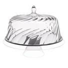 Boleira Porta Bolo com Cúpula e Pé 25cm Transparente Glassy Crippa Doces Petiscos Boleira Porta Bolo com Cúpula e Pé 25cm Transparente Glassy Crippa Doces Petiscos