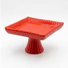 Boleira Quadrada de Cerâmica: Elegância e Praticidade para Sua Mesa!