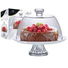 Boleira White c/Pe e Tampa Ruvolo 32cm p/Bolos e Sobremesas