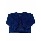 Bolero Bebê Menina de Plush Azul Marinho Mundo Nina Kids Bolero Bebê Menina de Plush Azul Marinho Mundo Nina Kids