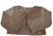 Bolero / Casaco Luxo Bebê Menina Veludo Cotelê Zafielo 502 Bolero / Casaco Luxo Bebê Menina Veludo Cotelê Zafielo 502
