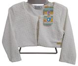 Bolero Casaquinho Bebê Menina Plush Inverno Luxo Zafielo 521
