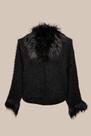 Bolero com Pelos Tricot Feminino Bolero com Pelos Tricot Feminino