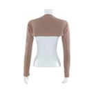 Bolero De Manga Longa Em Modal De Algodão Elástico Para Mulheres Muçulmanas, Cobertura Protetora Bolero De Manga Longa Em Modal De Algodão Elástico Para Mulheres Muçulmanas, Cobertura Protetora