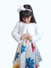Bolero Infantil De Pele/pêlo Manga Longa Inverno