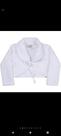 Bolero Infantil Manga Longa Branco