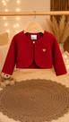 Bolero menina Kaiani vermelho