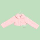 Bolero Menina Petit Cherie em Pelo Sintético na cor Rosa