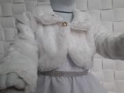 Bolero Pele Branco Batizado Bebê Menina 3 Anos Bolero Pele Branco Batizado Bebê Menina 3 Anos
