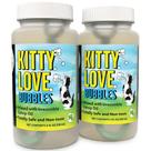 Bolhas perfumadas de erva-dos-gatos, 120 ml, pacote com 2 bolhas Kitty Love Bubbles