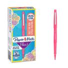Bolígrafo Paper Mate Flair Punta Media 1.1 mm Rosa (Paquete de 12)