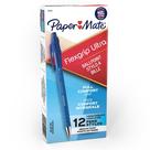 Bolígrafo Paper Mate FlexGrip Ultra Reciclado 1 mm Azul Paquete con 12 unidades