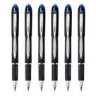 Bolígrafo Rollerball Uni-Ball Jetstream Punta Gruesa 1.0mm Azul Paquete de 6