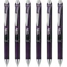 Bolígrafos retráctiles Pentel EnerGel XM Edición Especial 0,7 mm paquete de 6