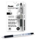 Bolígrafos retráctiles Pentel R.S.V.P. RT punta media 1.0 mm paquete de 12