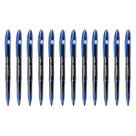 Bolígrafos Uni-Ball Air Porous Point, Paquete de 12, Punta Media Azul 0.7mm