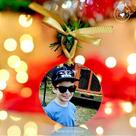Bolinha de Natal em Madeira Personalizada com Foto Bolinha de Natal em Madeira Personalizada com Foto