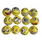 Bolinha Espuma Macia AntiStress Fisioterapia Carinhas Engraçadas Emoji JFIT