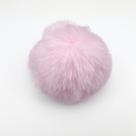 Bolinha Pelúcia Pompom 8cm Rosa Bebê com Elástico em Poliéster - unidade Bolinha Pelúcia Pompom 8cm Rosa Bebê com Elástico em Poliéster - unidade