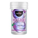 Bolinhas de Gel Beijavel Lubrificante Saborizada Dissolve Hot Ball Uva