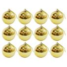 Bolinhas de Natal Dourada 4cm 12 peças - Casambiente NATAL029 Bolinhas de Natal Dourada 4cm 12 peças - Casambiente NATAL029