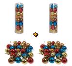Bolinhas De Natal Lisas 48 Unid Enfeites Natalinos Coloridas Bolinhas De Natal Lisas 48 Unid Enfeites Natalinos Coloridas