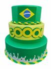 Bolo Cenográfico Seleção Brasileira Moldado No Eva Sem Emenda Bolo Cenográfico Seleção Brasileira Moldado No Eva Sem Emenda