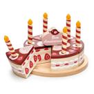 Bolo de aniversário de chocolate Pretend Play Tender Leaf Toys a partir de 3 anos