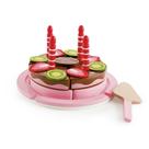 Bolo de aniversário de sabor duplo Toy Kitchen Shape com 23 unidades