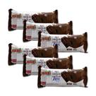 Bolo de chocolate com recheio de chocolate zero 200g hue - kit 6 unidades