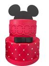 Bolo Fake Captonê Vermelho Mickey