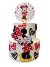 Bolo Fake Minnie Branca