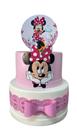 Bolo fake minnie rosa