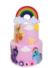 Bolo Fake My Little Pony Rosa
