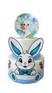 Bolo fake páscoa azul