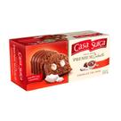 Bolo Recheado Sabor Chocolate com Coco Coberto de Chocolate