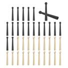 Bolo Tie Tips PATIKIL, 40 peças de liga leve, 5 cm de comprimento, dourado claro/preto Bolo Tie Tips PATIKIL, 40 peças de liga leve, 5 cm de comprimento, dourado claro/preto