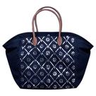 Bolsa Abercrombie & Fitch Azul E Lantejoulas Bolsa Abercrombie & Fitch Azul E Lantejoulas