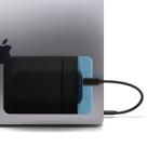 Bolsa adesiva de armazenamento e organizador de 2 bolsos - Afterplug
