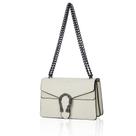 Bolsa Aiqudou Crossbody Ombro Quadrada com Estampa de Cobra