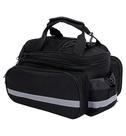 Bolsa Alforge Expansível Para Bike Bagageiro Traseiro Preto