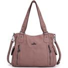 Bolsa Angelkiss Top-Handle Hobo Purse Bolsa de ombro rosa