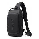 Bolsa anti-roubo esportiva com carregamento USB para homens